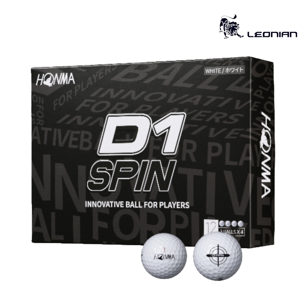ลูกกอล์ฟ HONMA D1 Spin BT2301 Golf Balls 2023