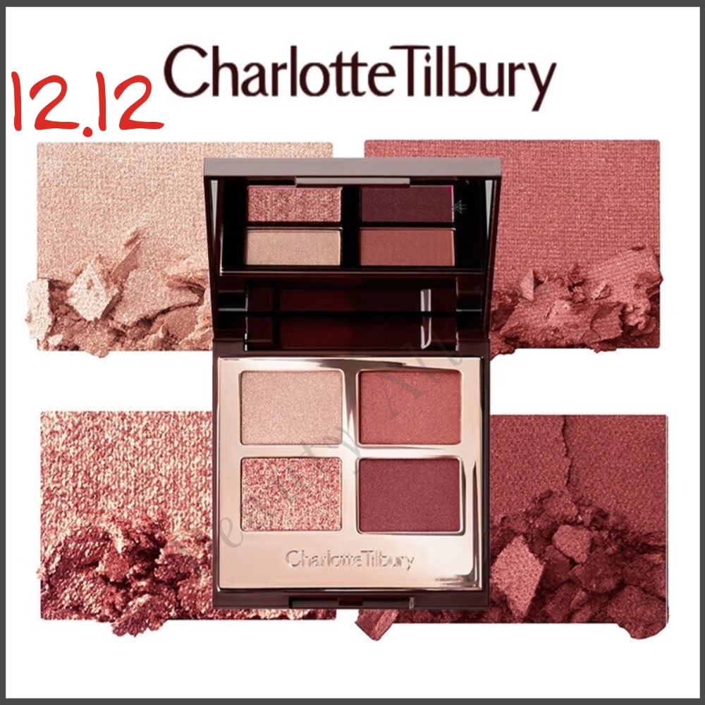 【 ของแท้ 】CT Charlotte Tilbury Eyeshadows #Pillow Talk #Bella Sofia #Exaggereyes อายแชโดว์พาเลท