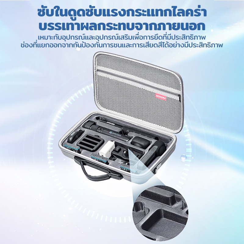 กระเป๋าเก็บกล้องกันน้ำ For Insta360 X4 X3 X2 Action Camera ความจุขนาดใหญ่ กระเป๋าป้องกัน PU กระเป๋าเคส กันรอยขีดข่วน