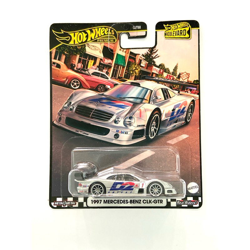 Hot Wheels | 1997 MERCEDES-BENZ CLK-GTR | เป็นโลโก้ทอง 🇺🇸แพคอเมริกา | 📦สินค้ามีพร้อมส่ง |‼️ตัวแพคมีร