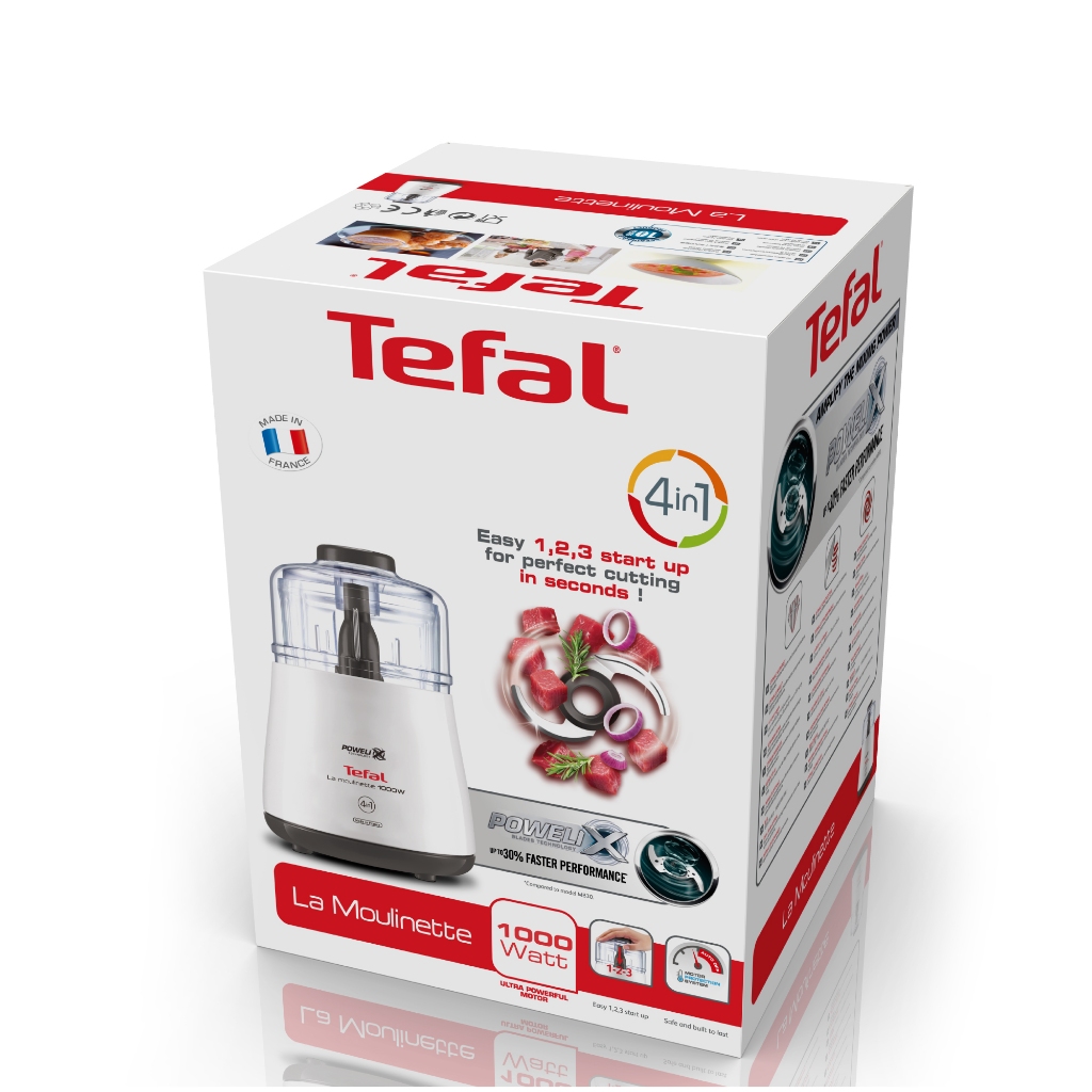 Tefal เครื่องบดสับอาหาร รุ่น DPA130 | 1000 วัตต์ โถใหญ่ 500 มล. ปั่นพริก กระเทียม ของแท้ ประกันศูนย์