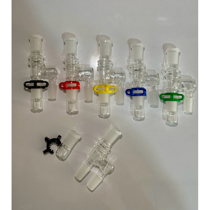 Glass Reclaim Adapter with Dish & Lock. 14mm