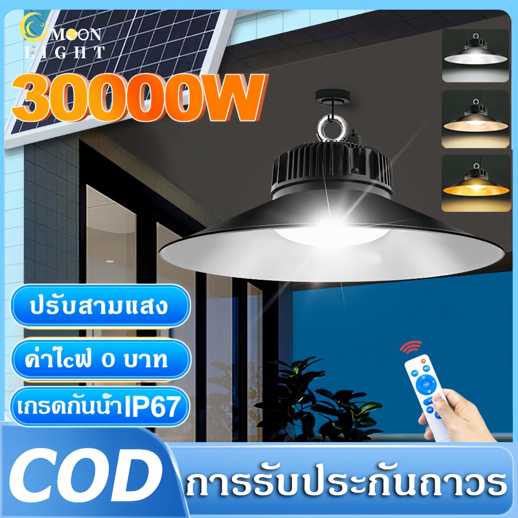 【รับประกัน30ปี】40000Wโคมไฟโซลาร์เซลล์ Solar light วินเทจ โซล่า โคมไฟโซล่าเซลล์ ไฟวินเทจ หลอดไฟวินเทจ ไฟ LED โคมไฟปักสนาม