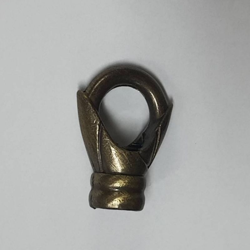 ตะขอกลม(อุปกรณ์โคมไฟ) ใช้กับท่อเกลียวM10 สีทองเหลืองหรือสีดำ