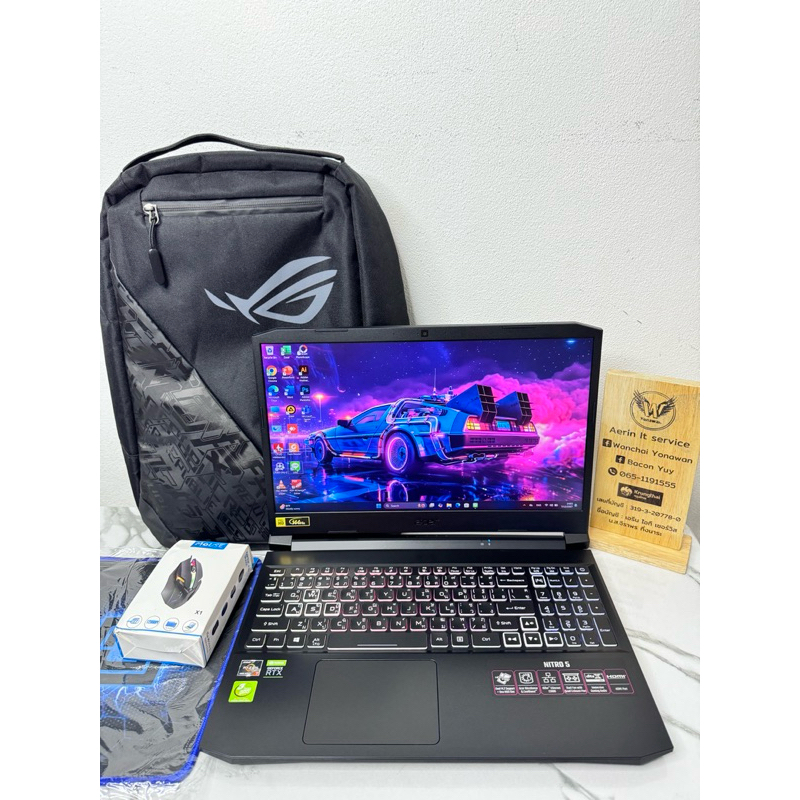 ของดี ของแรงๆ Acer Nitro 5 AN515-45 มือสองสภาพดี เล่นเกมหนักได้ ทำงานหนักได้