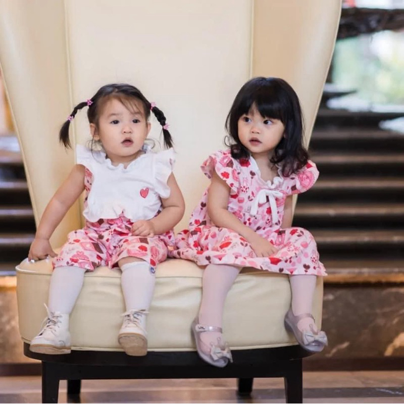 ชุดเดรสวาเลนไทน์ เดรสหัวใจ บาบาเบบี้ พร้อมส่งชุด babababy new. 3t/12-18 ขายราคาต่ำกว่าแบรนด์ค่ะ