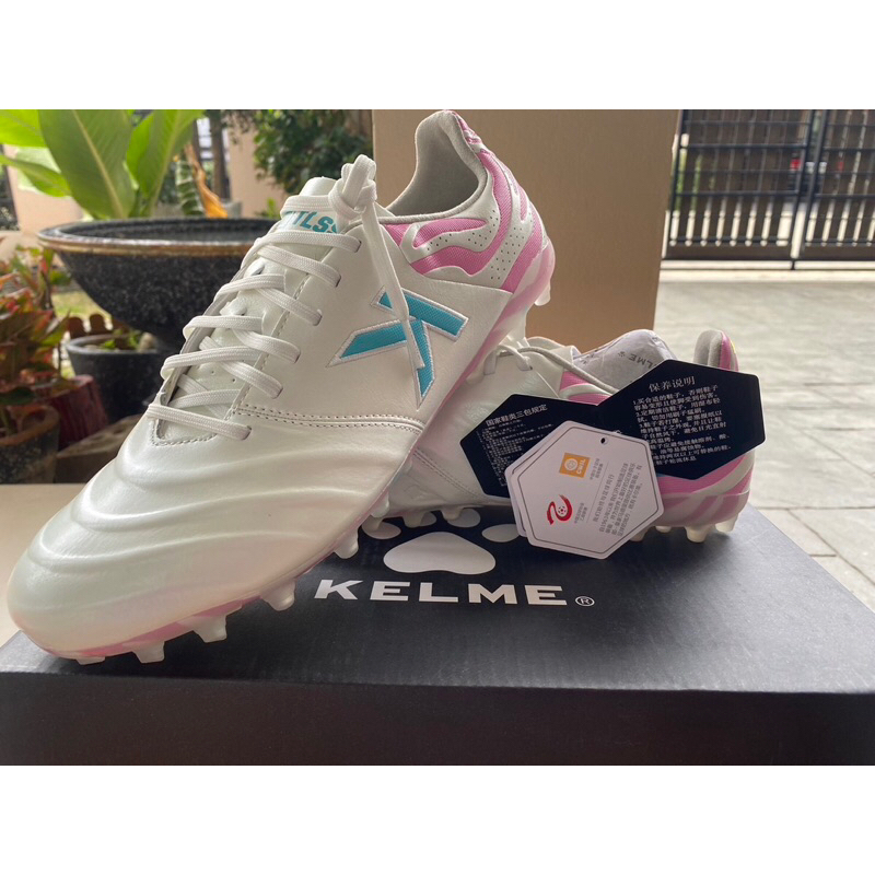 รองเท้าฟุตบอล Kelme X TLSS MG ตัวท๊อป หนังจิงโจ้ (265:42)