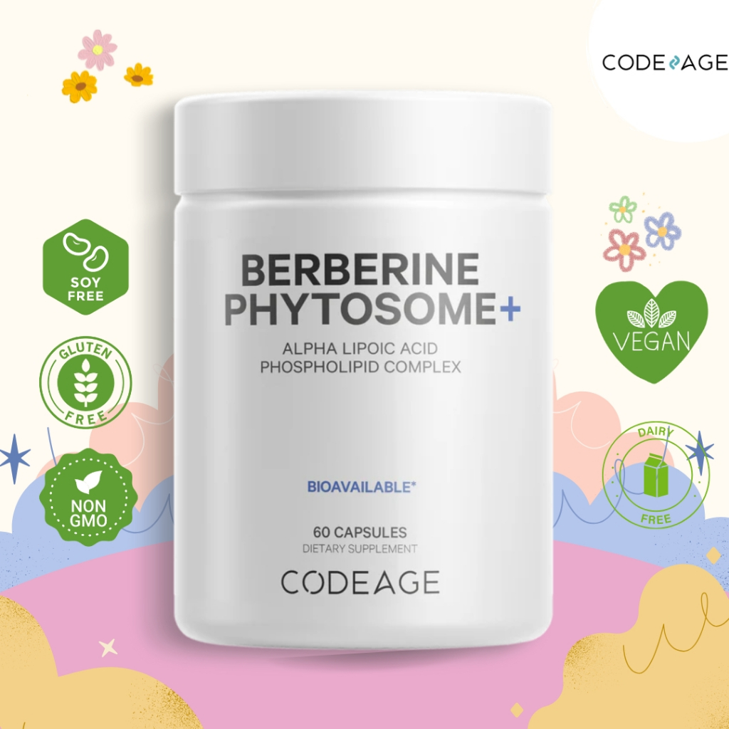 CODEAGE Berberine Phytosome+ (60 Capsules)