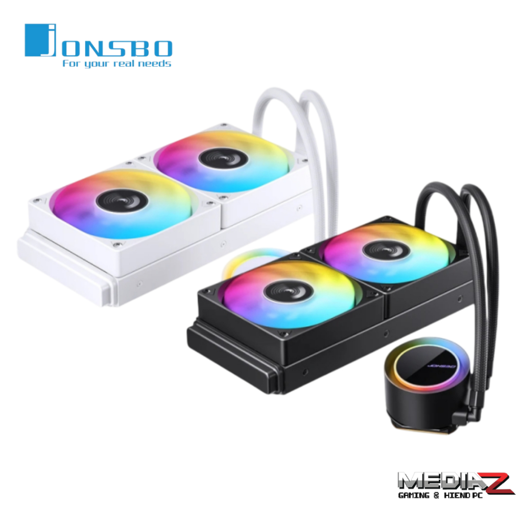 ส่งด่วน+โค้ดลด ชุดน้ำ Jonsbo TG-240 black white Liquid Cooling LCS