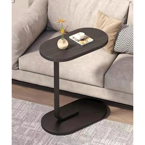 Yifeng โต๊ะสอดข้างเตียง โต๊ะสอดข้างโซฟา ทรงวงรี 2655