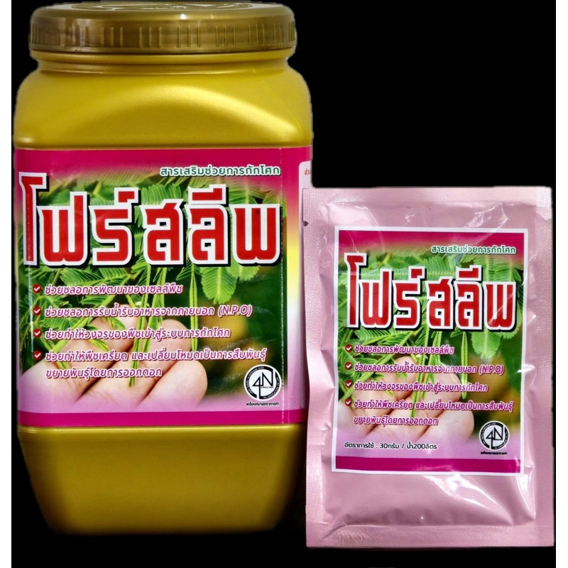 โฟร์สลีฟ ช่วยกักโศก เร่งดอก