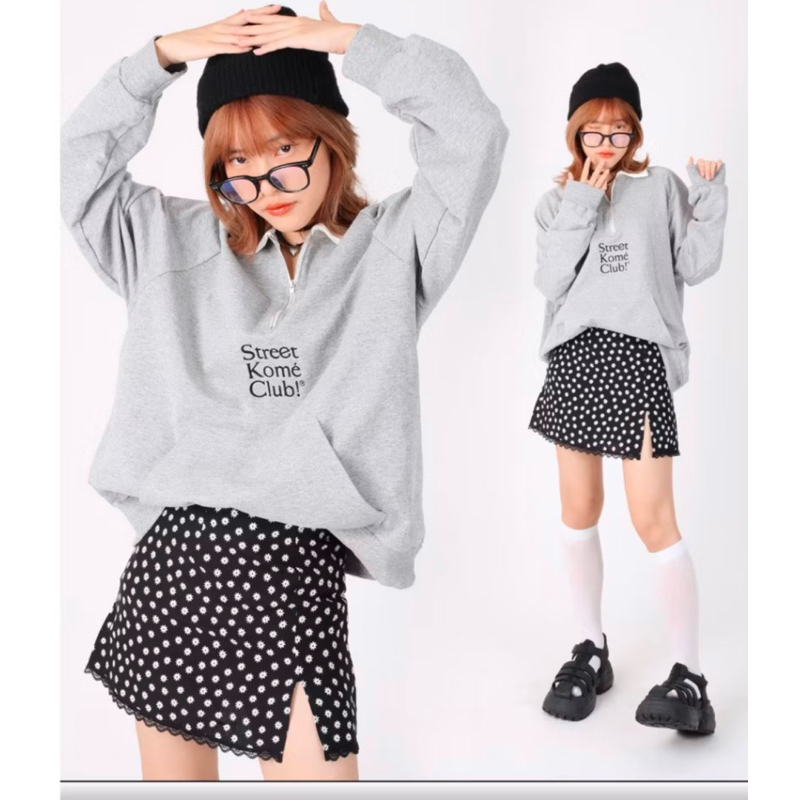 ส่งต่อกระโปรงสีดำ kome girl size m