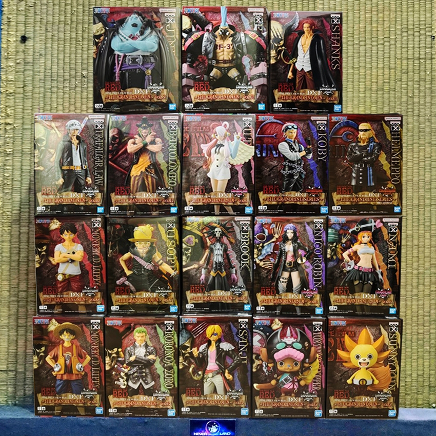 BANDAI BANPRESTO FIGURE: DXF - THE GRANDLINE SERIES - ONE PIECE / วันพีซ - FILM RED