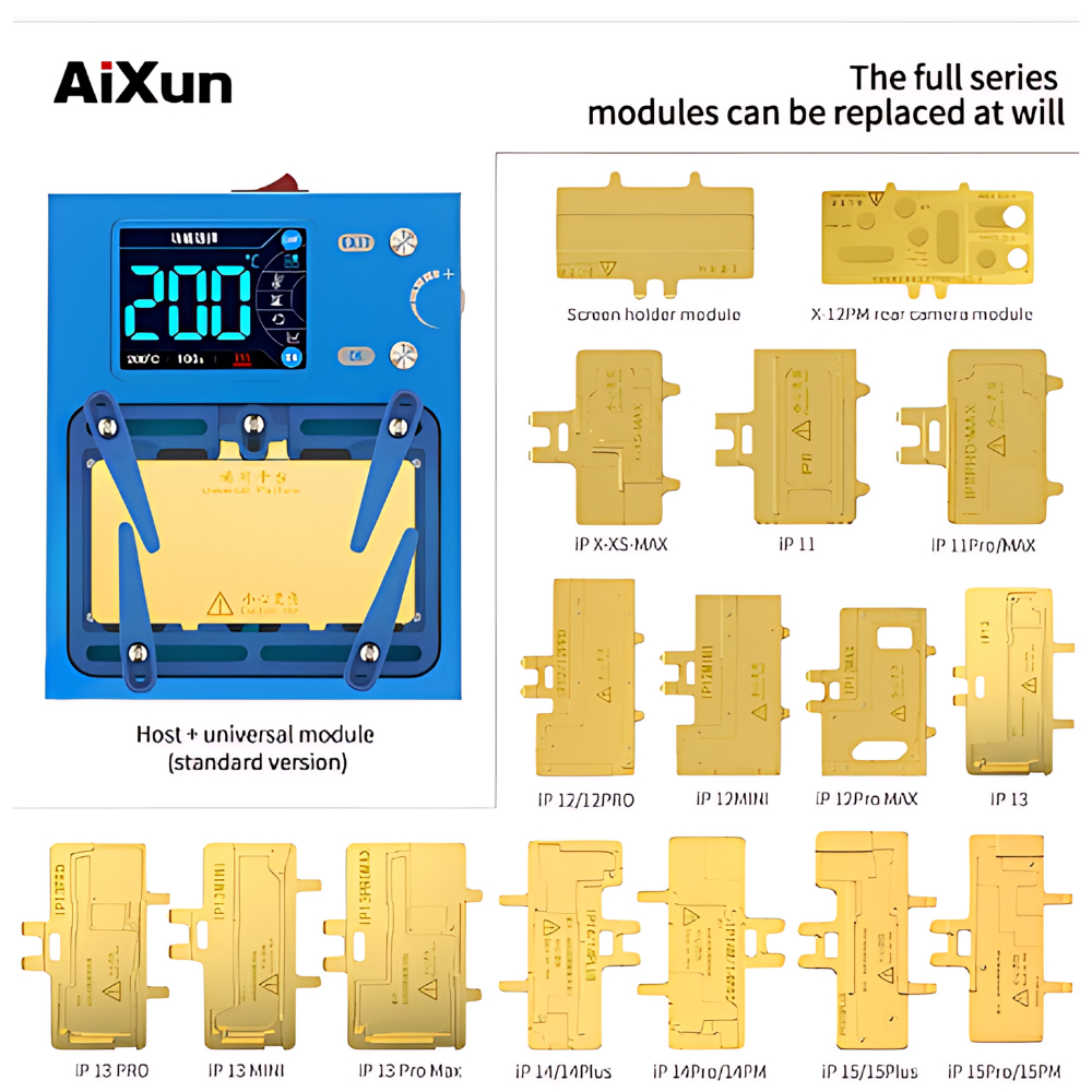 AiXun iHeater Pro x-15promax แผ่นอลูมิเนียม