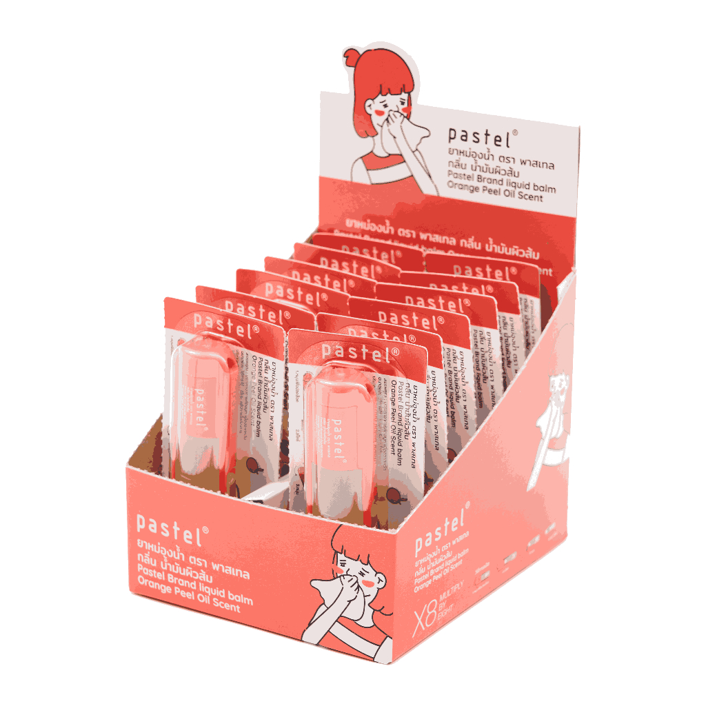 PASTEL Liquid Balm Orange แบบกล่อง