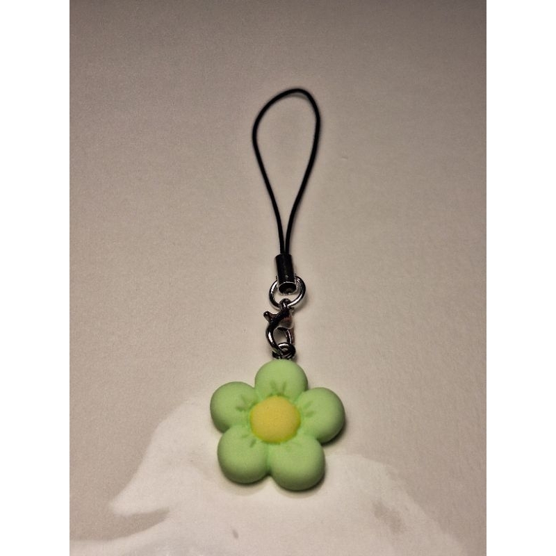 พวงกุญแจ จี้ดอกไม้น่ารัก แฮนด์เมด เครื่องประดับ จี้ห้อยโทรศัพท์ - รูปที่ 3