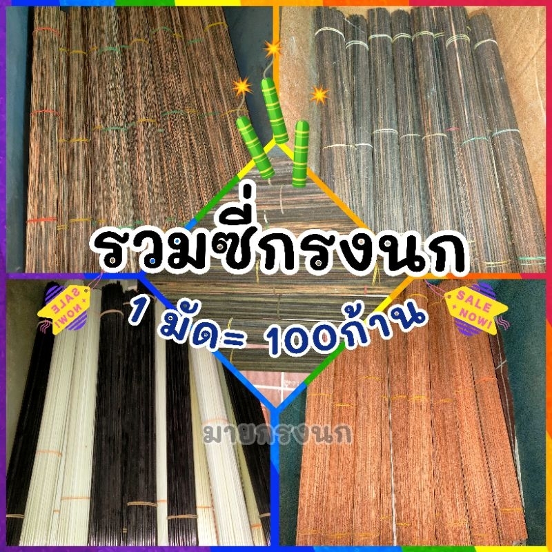 ⚡พร้อมส่ง💥รวมซี่กรงนก (1มัด=100ก้าน) ระบุมิลในเเชทคะ✨