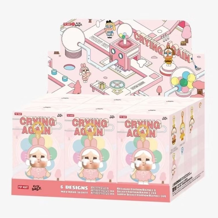 CRYBABY Crying Again Series-Vinyl Face Plush Blind Box