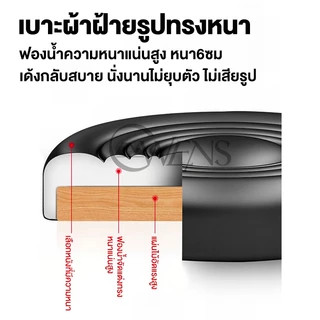 Owens💥เก้าอี้บาร์ หมุนได้ 360 องศา ปรับขึ้นลงอิสระ สตูลวางเท้าแบบยกได้ในบ้านสไตล์ เหมาะสำหรับบาร์ ร้านอาหาร