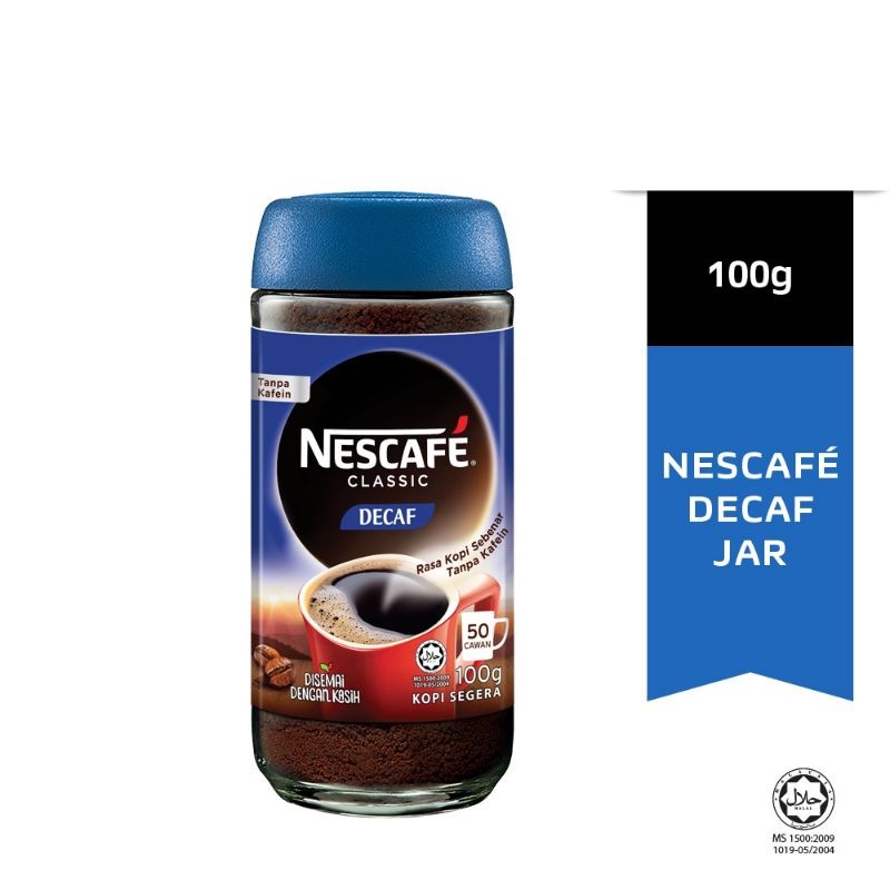 Nescafe classic decaf Product of Malaysia HALAL Product