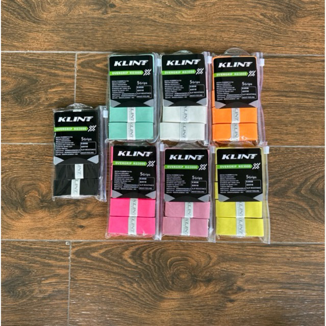 (มาใหม่รุ่นหนา) กริปพันด้ามไม้แบด Klint KG3000 หนา นุ่ม  (1 แพ็คพันได้ 5 ไม้) ของแท้ 100%