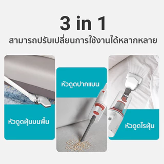 [ลดเหลือ 974] iSUPER Vacuum Cleaner 3 IN 1 / 3 IN 1 PRO เครื่องดูดฝุ่นมือถือ แรงดูดสูง เครื่องดูดฝุ่น พร้อมผ้าถูพื้น-1Y