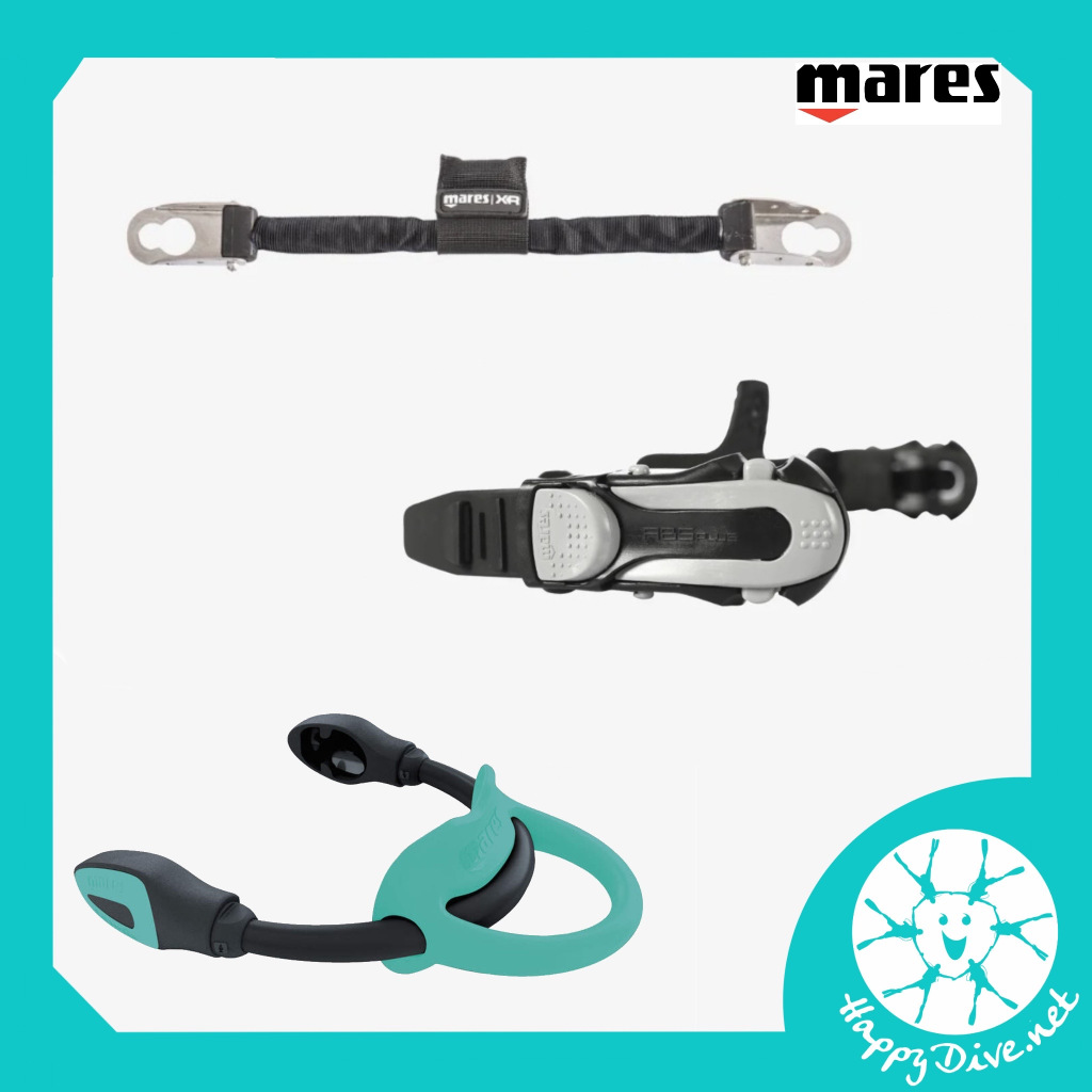 🤿 Mares Spring Strap, Bungee Strap, ABS Plus Buckles Strap for Mares Open Heels Fin