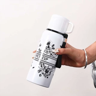 ดอกซากุระ แก้วน้ำ 600ml. สแตนเลส 316 กระบอกน้ำ กระติกน้ำ ของใช้น่ารัก ของใช้ในครัว ผู้หญิง กระบอกน้ำเก็บความร้อน B0173
