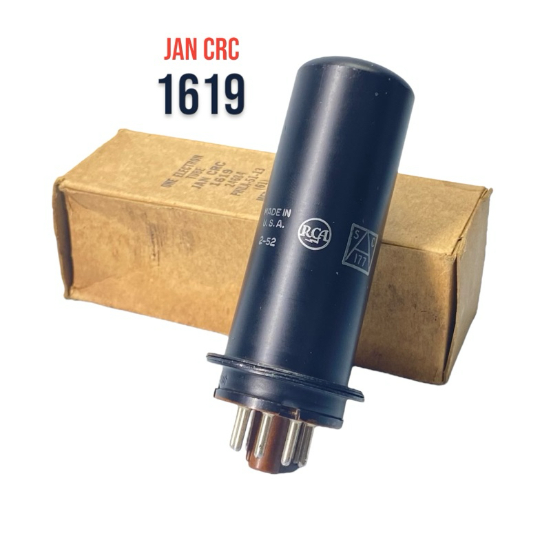 1619 VT164 CV723 Beam-Pentode Metal Audio Receiver Radio Power Vacuum Tubes CRC-1619 (NOS) RCA JAN U