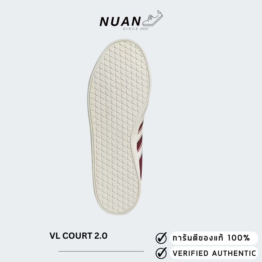 Adidas VL Court 2.0 IF7555 การันตี ของเเท้ 100% รองเท้าแฟชั่น รองเท้าลำลอง