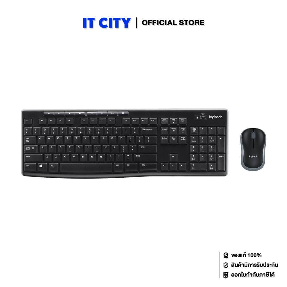 Logitech Wireless Combo MK270r (IP7-000842) คีย์บอร์ดไร้สาย