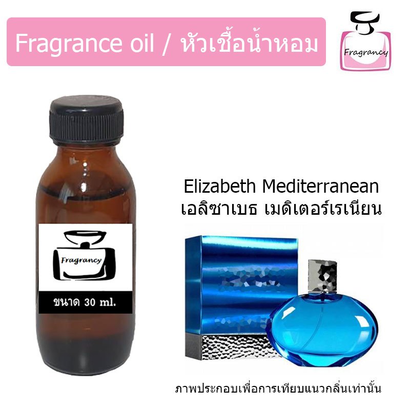 หัวน้ำหอมเข้มข้น แท้ 100% กลิ่น อลิซาเบธ เมดิเตอร์เรเนียน (Elizabeth Mediterranean)