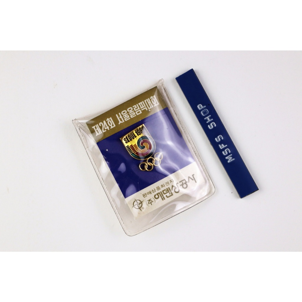 [Vintage] เข็มกลัด งานกีฬา Olympic Seoul 1988