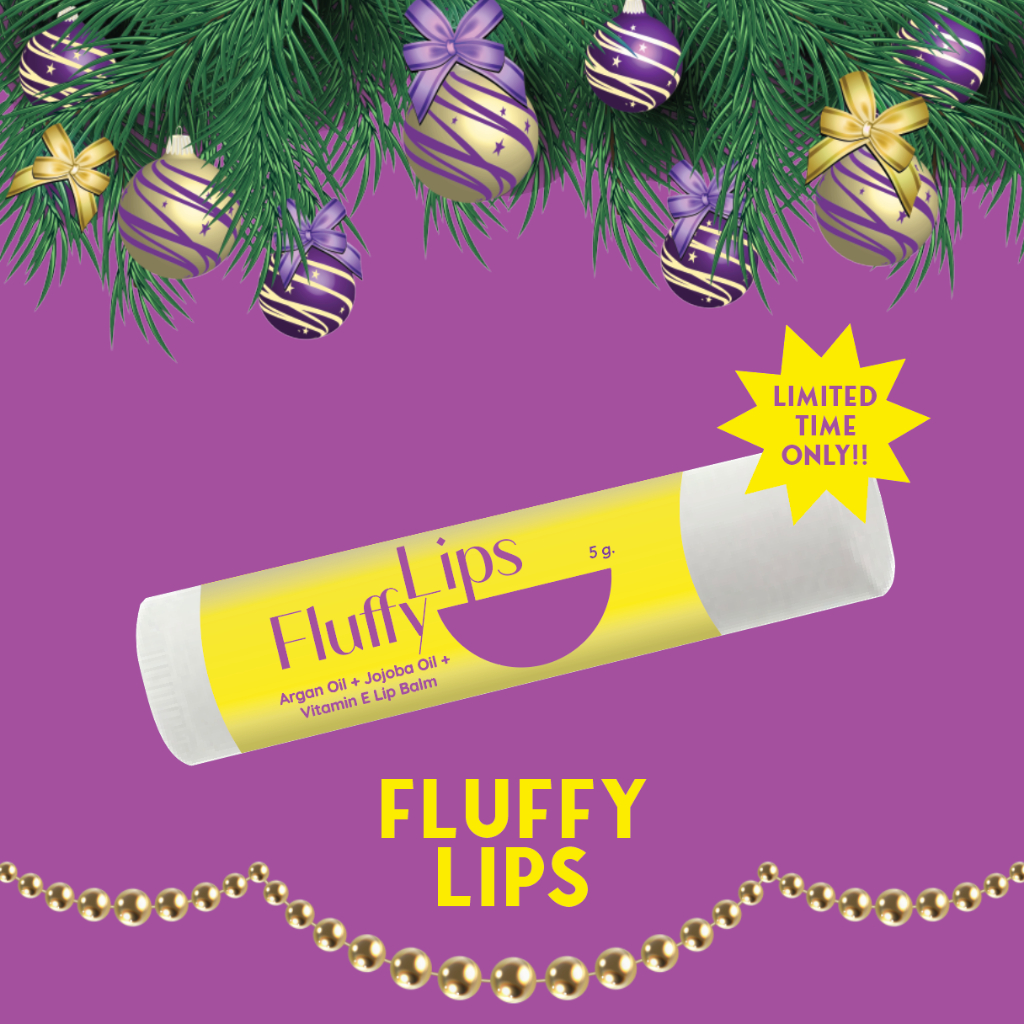 Fluffy lip balm 3 ชิ้น ปากนุ่มชุ่มชื้น