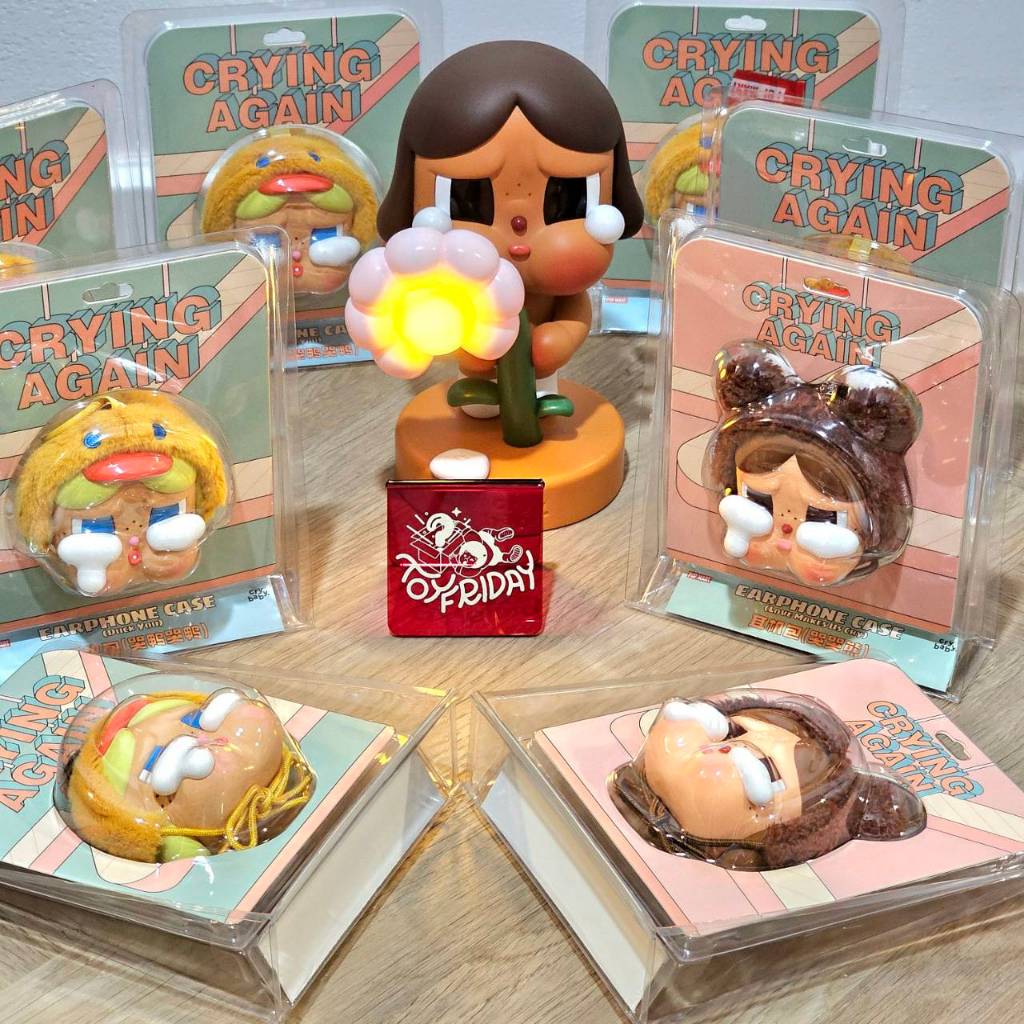 🇹🇭ใช้โค้ดลดได้ค่ะ พร้อมส่ง พวงกุญแจpopmart crybaby crying again duck you เคสเป็ด - รูปที่ 5