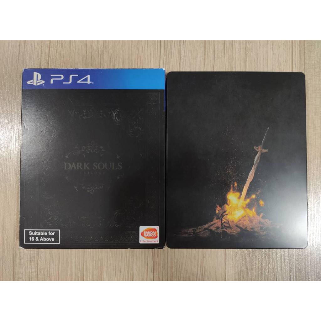 มือสอง PS4 Dark Souls Trilogy Zone 3 RARE steelbook มีโค้ด early purchase กล่องเหล็กสภาพสวย มีรอยขนแ