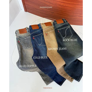 PASSION JEANS "XS-4XL"กางเกงยีนส์เอวกลาง-ต่ำ ใส่แล้วพรางหุ่น ขาเรียวยาว ขากระบอกตรง