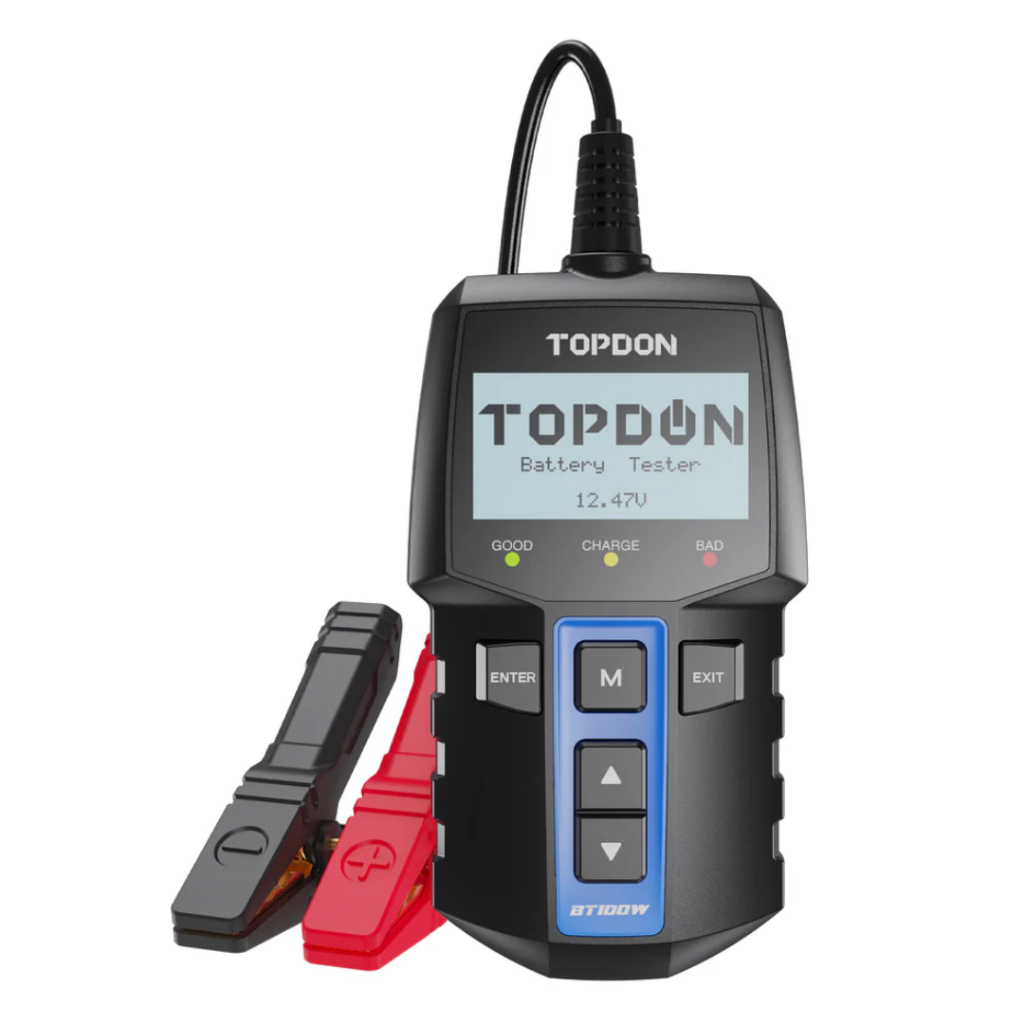 TOPDON เครื่องทดสอบแบตเตอรี่ รุ่น BT100W เครื่องทดสอบ เครื่องทดสอบแบตเตอรี่อัจฉริยะ BT-100 BT100