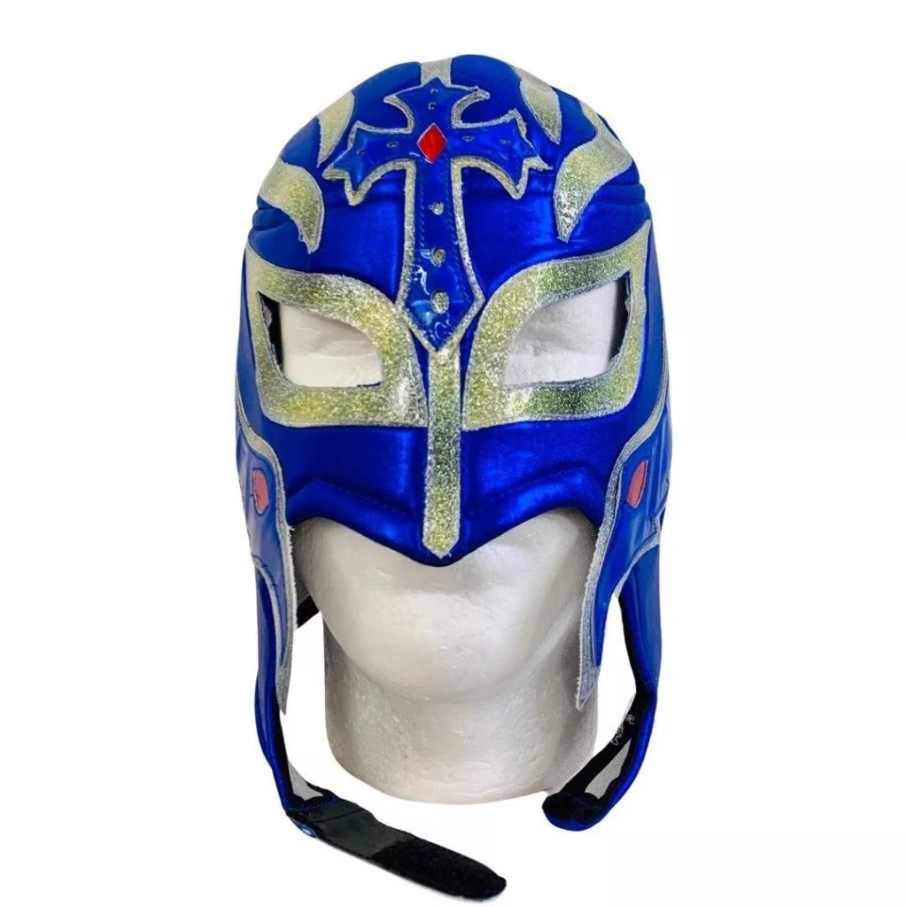 หน้ากาก Rey Mysterio Premium Adult Lucha Libre Wrestling Mask - Royal Blue