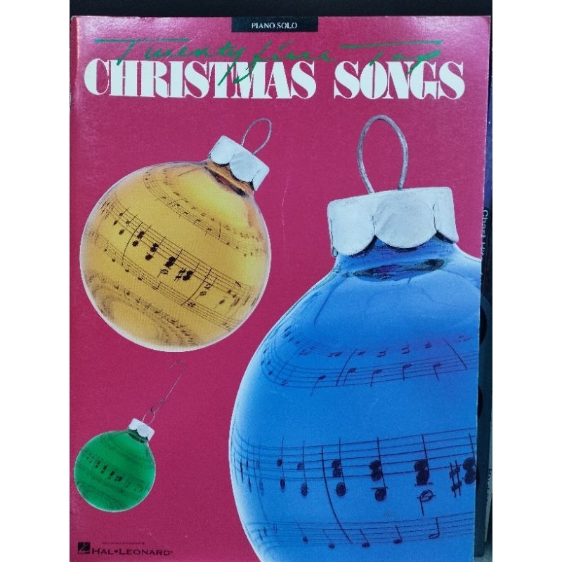 TWENTY FIVE TOP CHRISTMAS SONGS - PIANO SOLO/073999787924/ลดพิเศษปกเก่ามาก