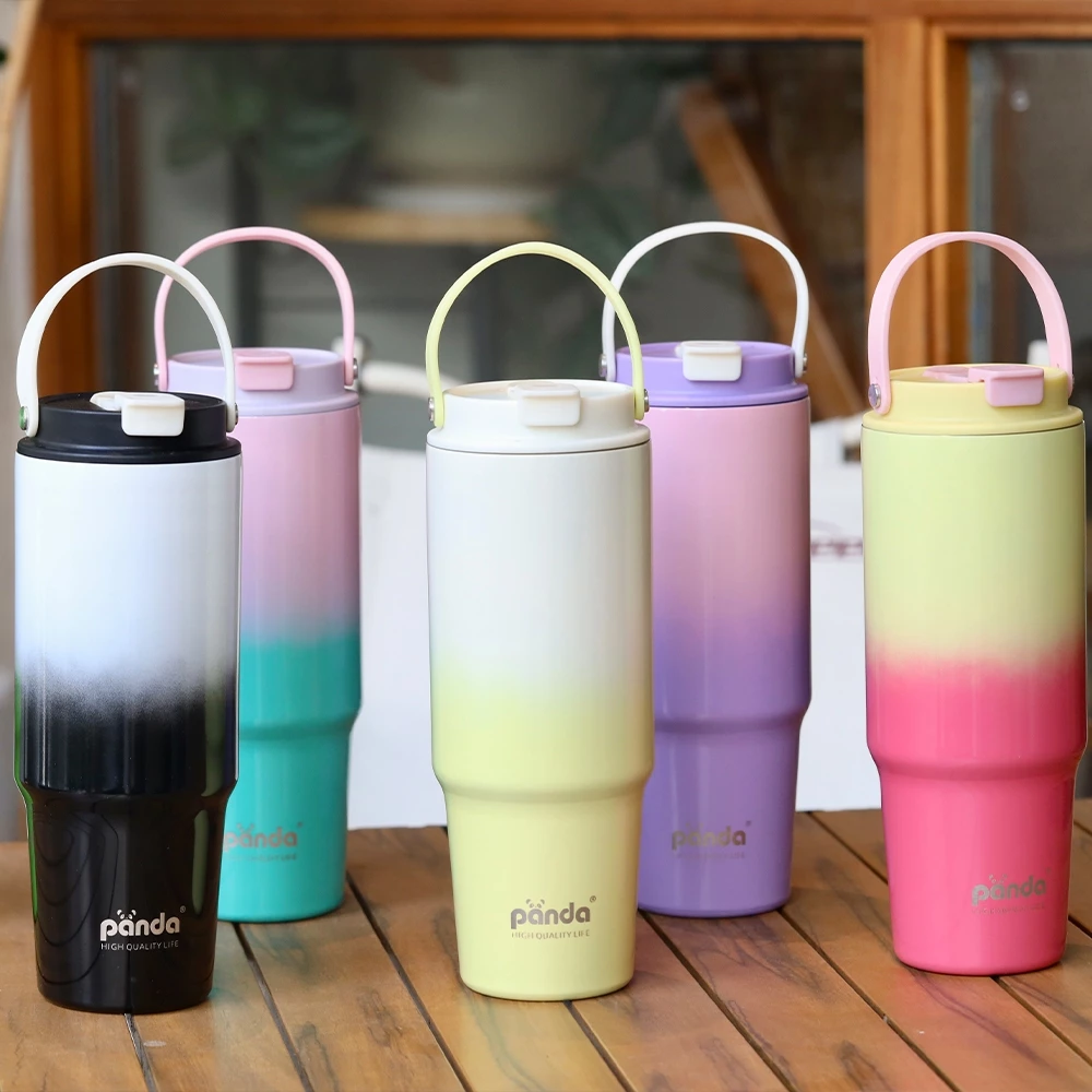 แก้วเก็บอุณหภูมิ แก้วเก็บความเย็น 900ml ขวดน้ํา