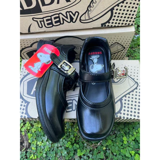 💦พร้อมส่ง💦 Adda ลิขสิทธิ์แท้ รุ่น 41S01 Snoopy รองเท้านักเรียนเด็กผู้หญิง ลายสนูปปี้ รองเท้านักเรียน หนังดำ