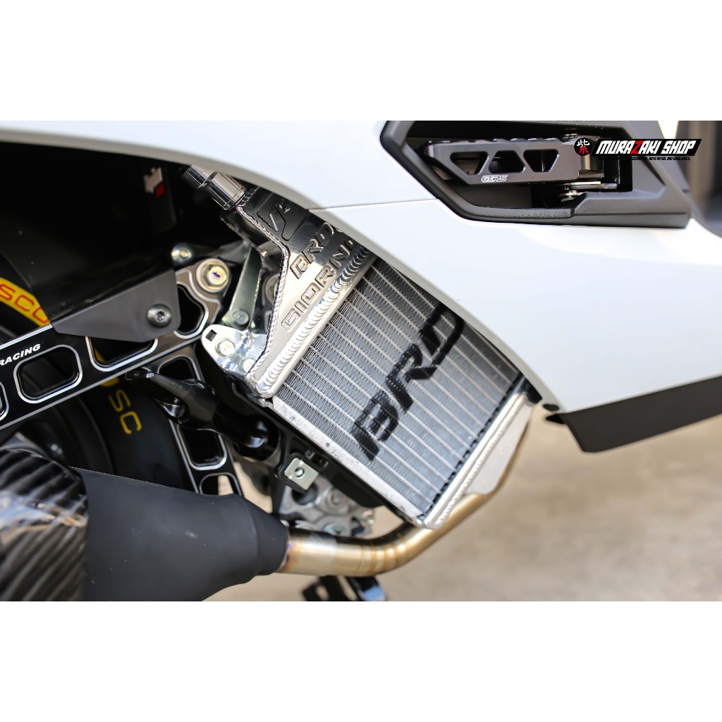 หม้อน้ำอลูมิเนียมBRD  งานตรงรุ่น GIORNO+ LEAD-PCX150 PCX160 XMAX300