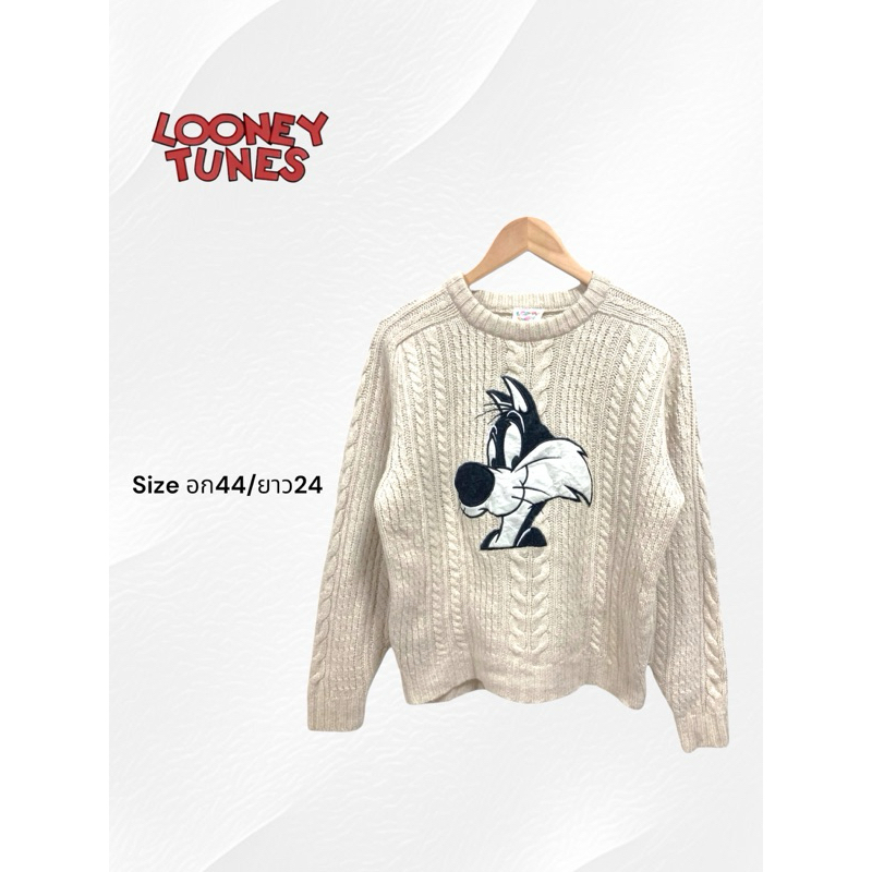 เสื้ิอไหมพรม Looney tunes 💯 vintage มือ 2