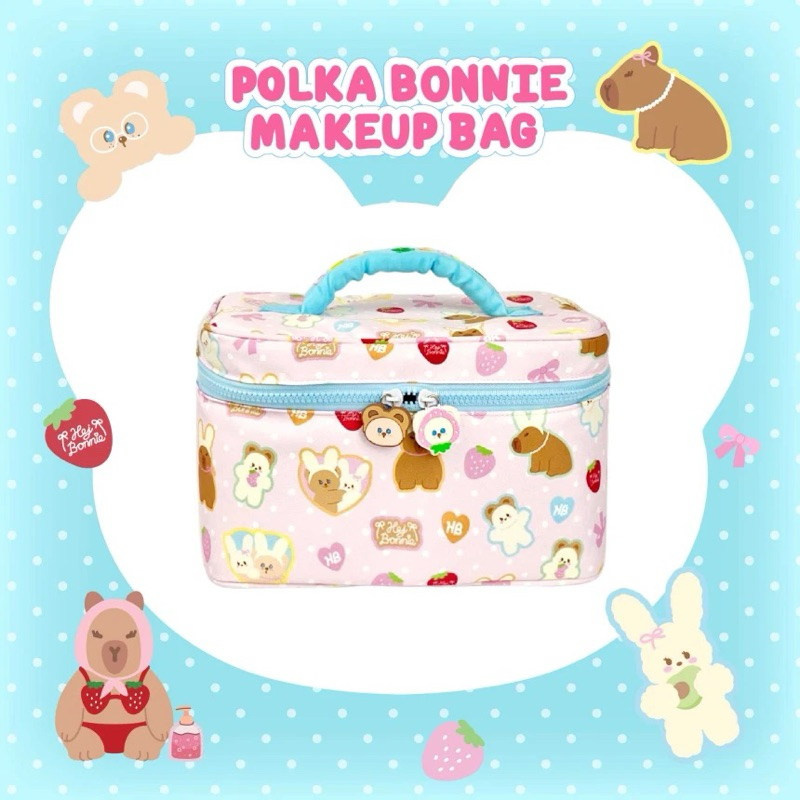 (พร้อมส่ง) Hej Bonnie กระเป๋าเครื่องสำอางค์ Polka Bonnie Makeup Bag