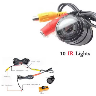 ประเภท H-108สี CMOS/CCD NTSC กล้องมองหลังด้านหลังนำกันน้ำ Camera - นานาชาติ