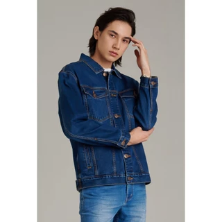 Mc JEANS (แม็คยีนส์) เสื้อแจ็คเก็ตยีนส์ผู้ชาย เสื้อแจ็คเก็ตยีนส์ ทรงรีแลค มีให้เลือก 2 สี MJAZ052
