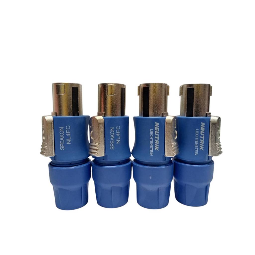 สเปคคอนลำโพงตัวผู้ SPEAKON NL4FC NEUTRIK 4 PIN. หัวเหล็ก อย่างดี สวยงาม แข็งแรง ถอดประกอบง่ายด้วยปุ่มกดที่ใหญ่ขึ้น - รูปที่ 2