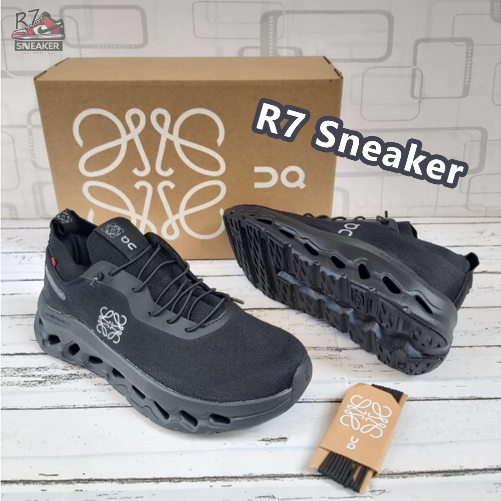 รองเท้า Louwe x on cloud tilt On Running สีดำ พื้นหนา เบาพิเศษ กันลื่น ระบายอากาศได้ดี สินค้าใหม