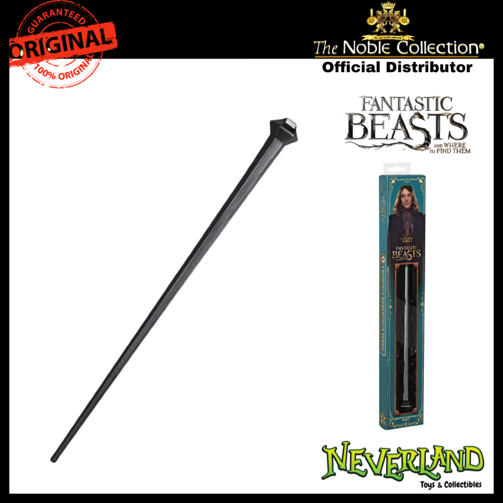 Noble Collection Fantastic Beasts Credence Barebone Wand with Character Box
